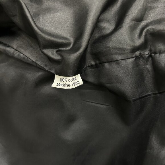 Wyoming Traders Black Denim Western Cotton Vest Mens M Button Up Rodeo Pockets - Picture 10 of 11